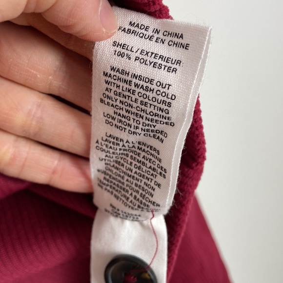 Avec Les Filles Anthropologie Red Corduroy Jacket Women's XS Cropped Cottagecore - Picture 11 of 11